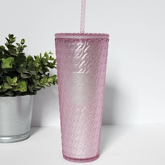 Starbucks Gel Pearl Pink Chainlink Venti Tumbler - Picture 5 of 7